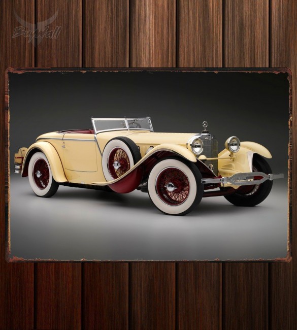 Металлическая табличка Mercedes-Benz 680S Saoutchik Torpedo Roadster Металлическая табличка Mercedes-Benz 680S Saoutchik Torpedo Roadster